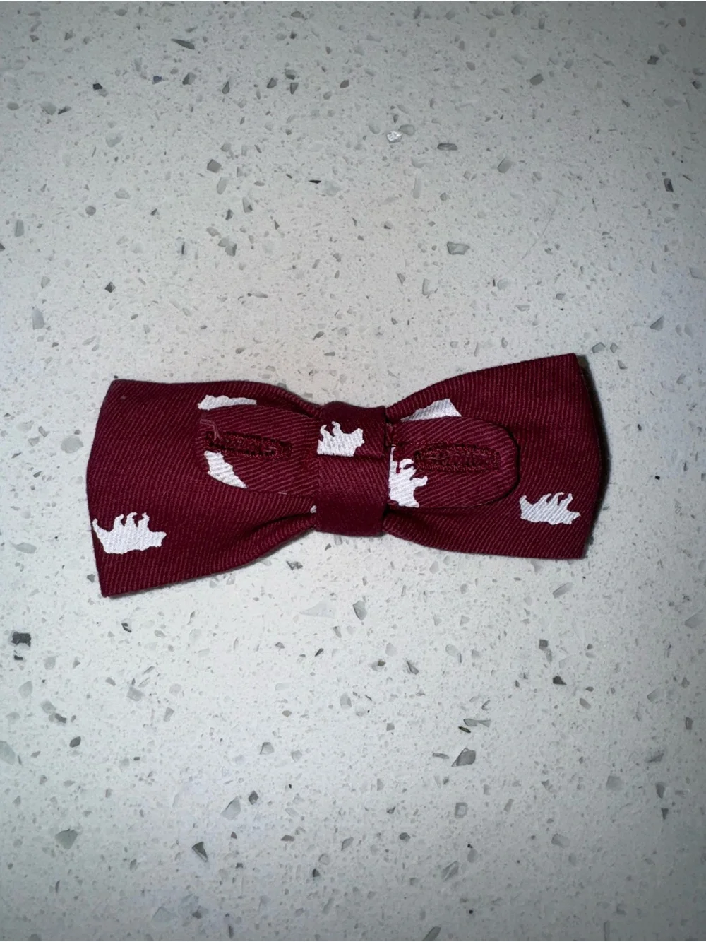 Boys Toddler Bow tie Set - Burgundy and Blue